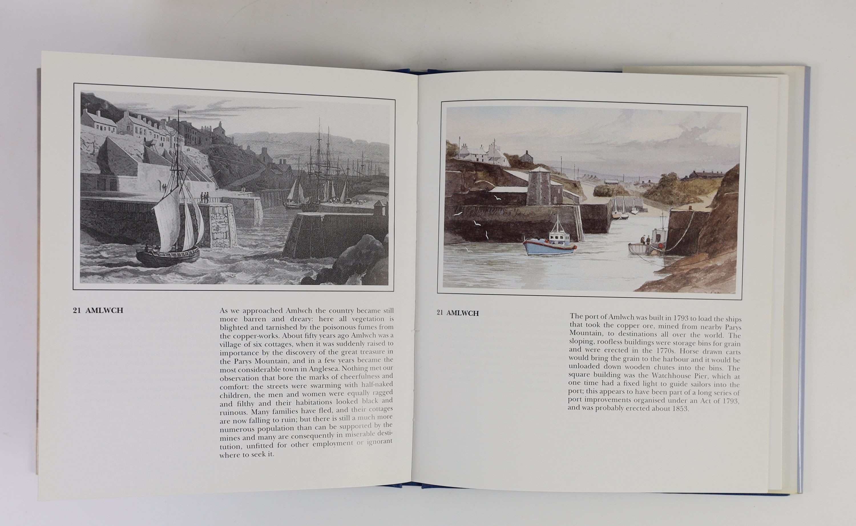 Addey, David - A Voyage Round Great Britain. 1st ed. 4 vols. Vols 3 and 4 signed by author. Each volume adorned with coloured illustrations throughout. Each in publishers cloth with gilt letters on spine and original pic